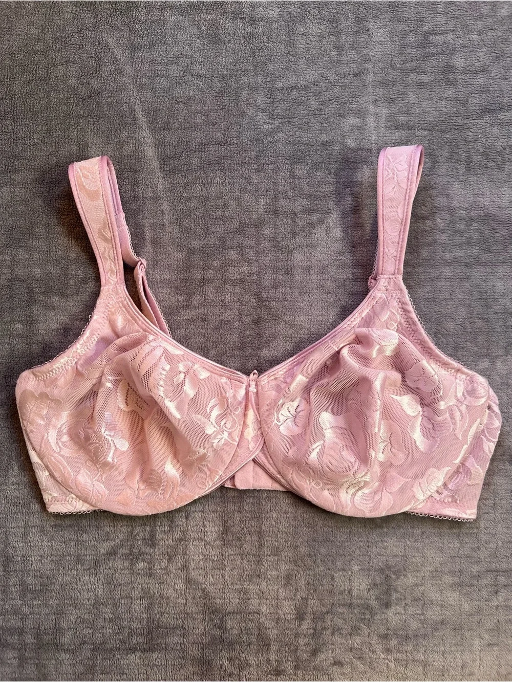 Wacoal Bra Sz 34 D Awareness Full Figure Seamless Underwire Keepsake Comfortable